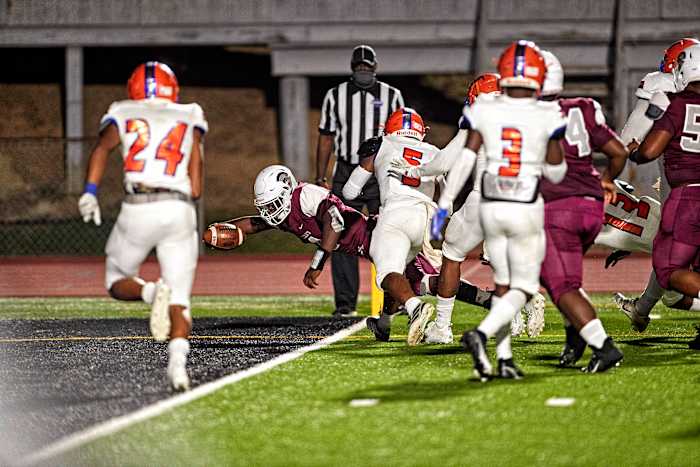 Kameron carried the Trojans on his broad shoulders against Turner.